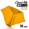Magic Makers 18 Inch Professional Grade Magician\'s Silk - Golden Yellow