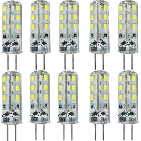 

10 Pcs 1.5 W Led Bulbs G4 Kingso Cool White Light Equivalent