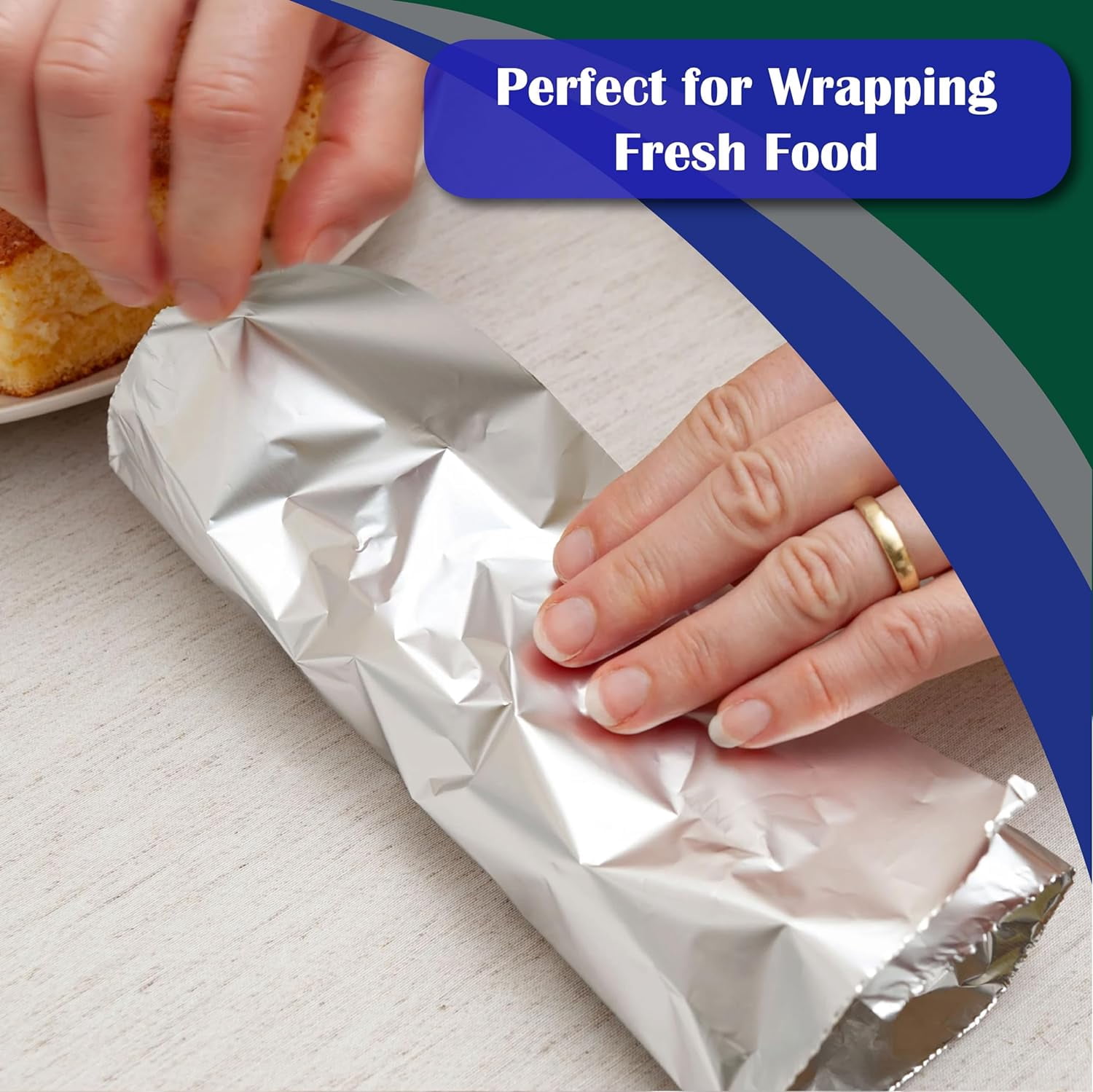 Mehr Foil Premium Aluminum Foil Sheets | Convenient Pop-Up Foil Sheets for Food Storage and Cooking | Pre-Cut 2 Pack Foil Sheets 9" x 10.75 | Box contain 500 Sheets