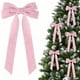 thumbnail image 1 of 16 lazos navideños de terciopelo para envolver regalos y decorar árboles y coronas | Lazos artesanales de 19,5 x 10 cm para fiestas, bodas y decoración del hogar, 1 of 7