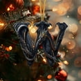 thumbnail image 2 of EUDIDV Xmas Ornaments Christmas Alphabet Decoration Dragons Pendant Alphabet Christmas Decoration Dragons Christmas Decoration Christmas Decorations, 2 of 6
