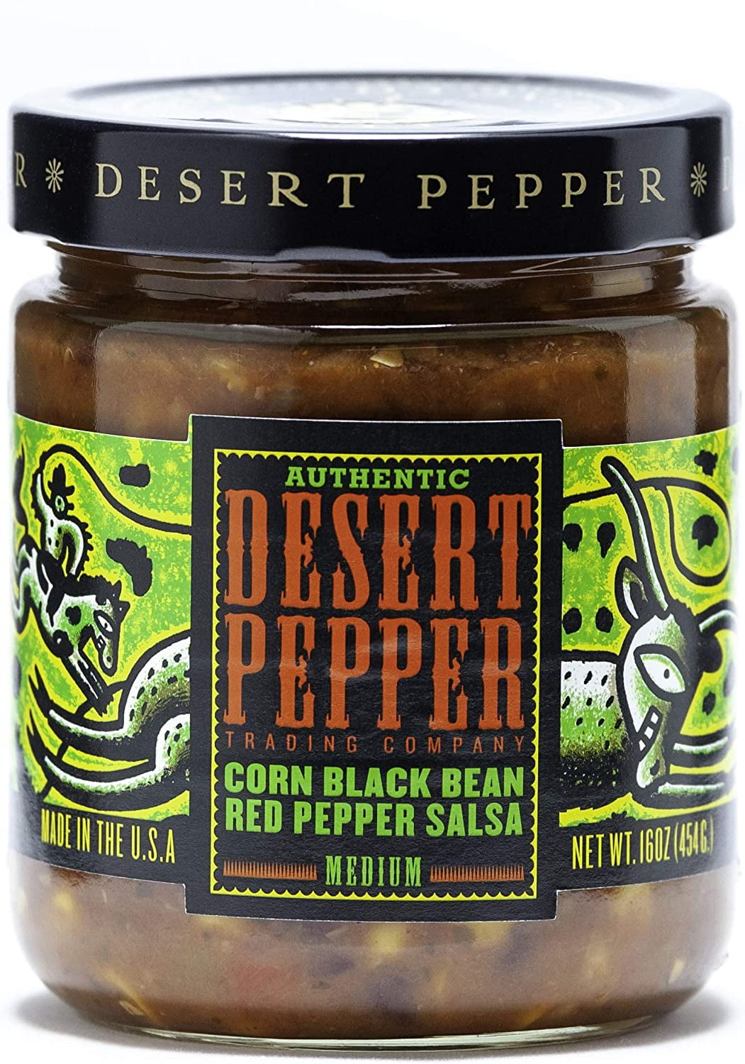 Desert Pepper Trading Salsa Corn Black Bean Red Pepper16 oz Pack of 3