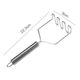 thumbnail image 2 of Potato Masher, Stainless Steel Heavy Duty Metal Potato Ricer, 2 of 5