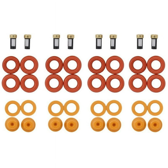 Fuel Injector Repair Kit for V8 5.4L 4.6L, for and for Mercury - ORings Basket Filtk9168
