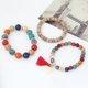 thumbnail image 2 of 3Pcs/Set Elastic Rope Multilayer Resin Women Bracelets Women Bohemia Elephant Tassel Beads Bracelets, 2 of 4