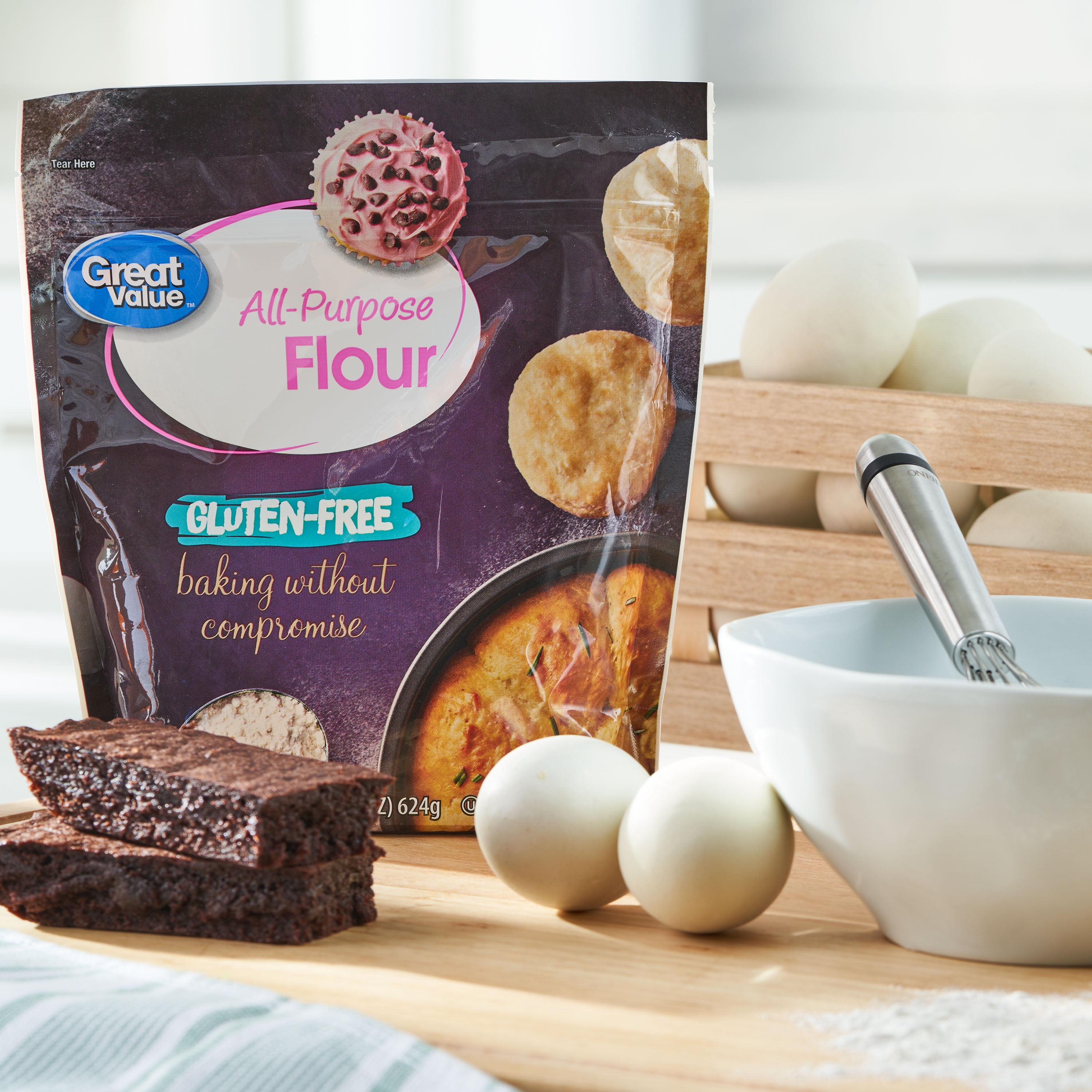 (3 pack) Great Value Gluten Free All-Purpose Flour, 22 oz