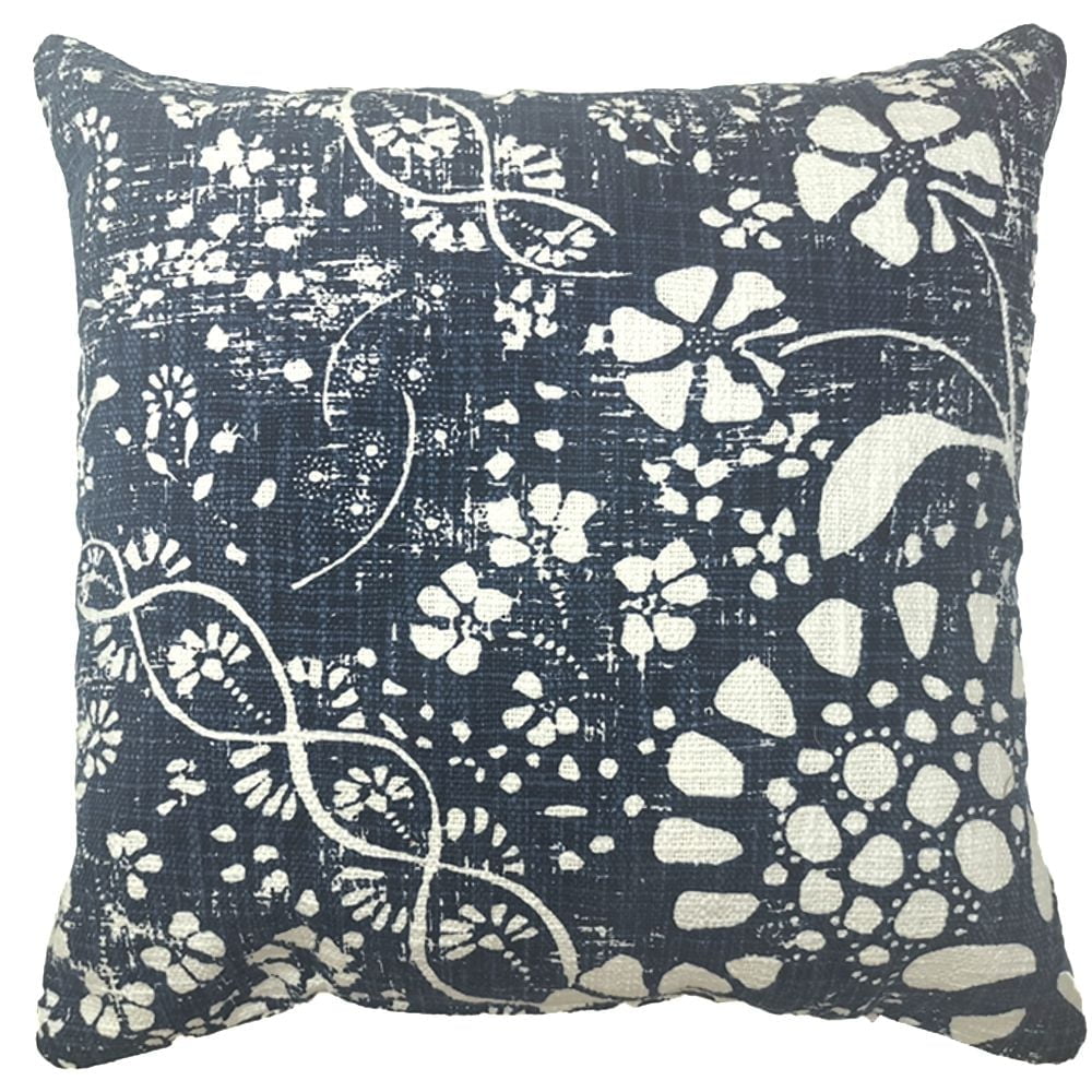 hometrends Vintage Blue Decorative Pillow, 18"x18"
