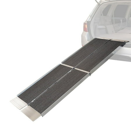 loading folding ramp wheelchair triple walmart