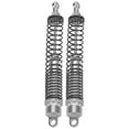 thumbnail image 4 of Amortiguadores de metal de 130 mm para coches RC 1/10, juego de 2 piezas plateadas, compatibles con HSP, RGT, Himoto, Redcat, 4 of 8