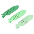 thumbnail image 2 of 30PCS Leaf Shape Hair Duck Clips Creaseless Hair Barrettes Hairdressing Styling Accessories for Makeup Green, 2 of 7