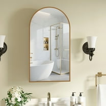 Arched Medicine Cabinet with Mirror,20x36 in Recessed Medicine Cabinet Mirror with Storage for Bathroom