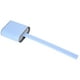 thumbnail image 5 of Escobilla de baño con juego de base, cepillo de limpieza de inodoro de mango largo para suministros de baño domésticos, color azul, 5 of 14