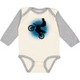 thumbnail image 3 of Inktastic Motocross Rider Freestyle Sports Boys Long Sleeve Baby Bodysuit, 3 of 5