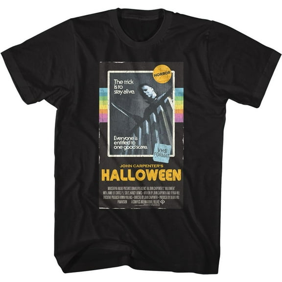 Halloween VHS Tape Black T-Shirt