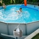 thumbnail image 1 of Cesta de almacenamiento para piscinas elevadas | Portabebidas y juguetes de gran capacidad | Blanco, gris, rosa y azul | Fácil instalación con clip para piscinas con estructura, 1 of 6