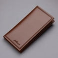 thumbnail image 2 of Kcolen Fashion ID Men's Long Leather Wallet Slim Open Purse with Multiple Card Slots and Secure Clutch Design, 2 of 5