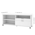 thumbnail image 4 of Bestar Pro-Linea 72W Credenza with 2 Drawers white, 4 of 4