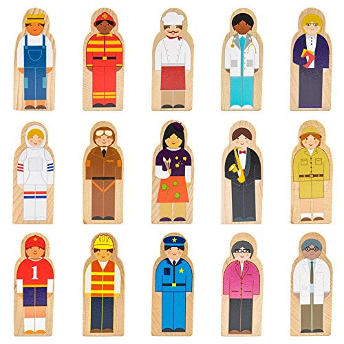 Imagination Generation Little Professionals Wooden Career Character Set