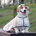 thumbnail image 3 of Impermeable para perros con poncho con capucha, impermeable transparente para mascotas, impermeable para cachorros MFZFUKR CPB-YY729-1, 3 of 5