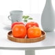 thumbnail image 5 of Bandeja redonda de madera para tocador, maquillaje, decoración de tartas, bandeja para servir, taza de agua, 5 of 6