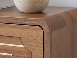 Wirrytor Walnut Curved Printed 2 Flip Drawer Shoe Cabinet, 85cm Double Layer Narrow Shoe Storage Organizer, Adjustable Shelf Entryway Shoe Rack With Anti-Tip Design For Hallway Bedroom