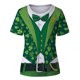 thumbnail image 4 of Camiseta de manga corta con estampado de día de San Patricio para mujer Fridja bn1163, 4 of 4