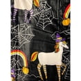 thumbnail image 3 of Happy Halloween Microplush Throw Blanket (50" x 60") - Halloween Unicorns, 3 of 3