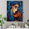 thumbnail image 4 of Violinist Abstract Art Canvas Wall Art, Wall Decor for Living Room Bedroom Dining Room Hallway, 4 of 8