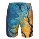 thumbnail image 3 of Balery Abstract Night Sky Tree Traje de Baño Estilo Hawaiano para Hombre, Shorts de Secado Rápido con Bolsillos-Medium, 3 of 6