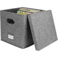 thumbnail image 1 of Album Record Storage Box | Vinyl Album Box | Portable Record Box | Record, 1 of 5