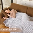 thumbnail image 5 of Electric Blanket, Cozy Luxury Faux Fur Fast Heating Full Heated Blanket with 6 Heating Levels & 4 Hours Auto Off, Soft Ribbed Flannel Warming Blanket, 5 of 9