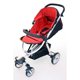 thumbnail image 3 of Carreola Economica de baston reclinable negro-rojo CINDEVEL CINDEVEL CV0019-1, 3 of 4