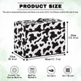 thumbnail image 7 of SEANATIVE Cow Print Dust Cover for Sewing Machine Foldable Sewing Machine Cover with Storage Pocket Sewing Machine Dust Cover Protection Decor Accessories, 7 of 7