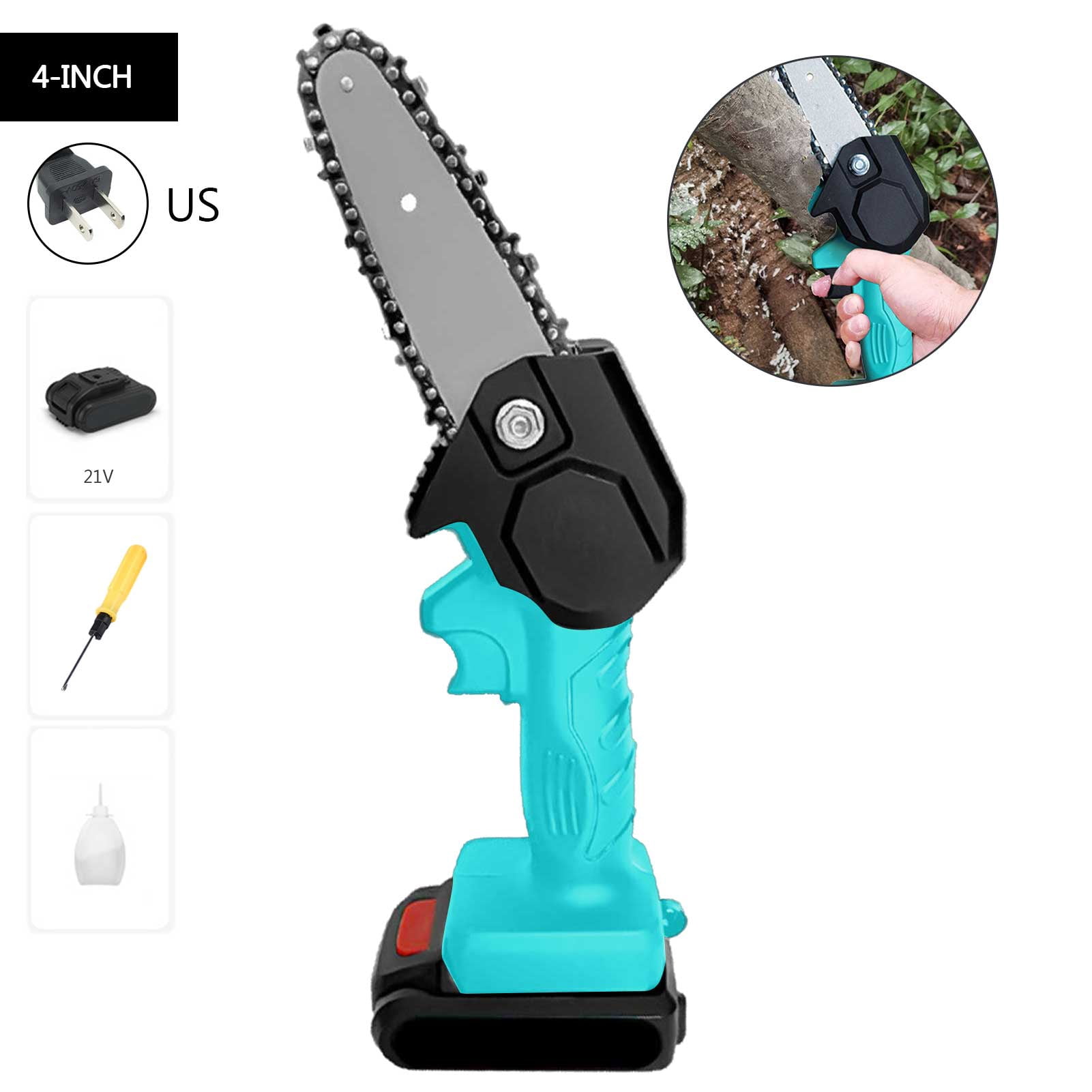 Electric Saw Cordless Handheld Chainsaw 