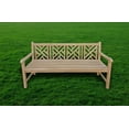 thumbnail image 4 of Teak Wood Saint Thomas Outdoor Patio & Garden Bench, 6 Foot, 4 of 5