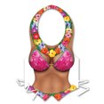 thumbnail image 2 of Adults Womens Plastic Beach Babe Vest Chest Piece Costume Accessory, 2 of 2