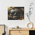 thumbnail image 6 of Logiee Gold Pattern Black Skull Print Canvas Wall Art ,Art Poster,Canvas Decorative Picture,Decor Wall Pictures for Living Room Bedroom Bathroom,Ready to Hang, 6 of 6