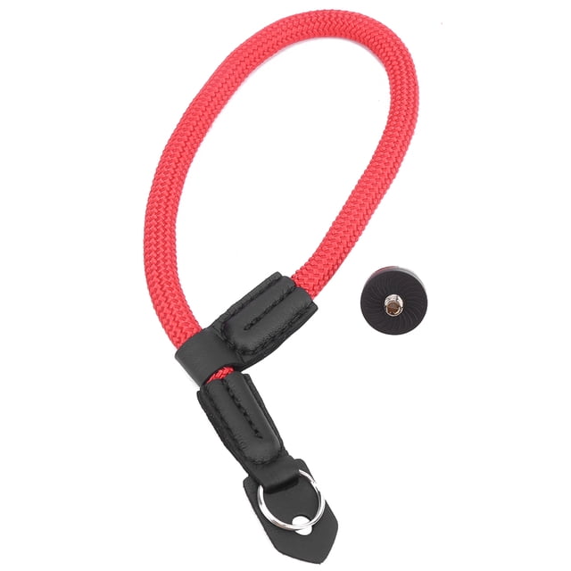 Longe en Nylon Nylon Souple et Résistant à l'Usure Confortable pour Toutes Sortes de Caméras Sans Miroir Noir, Vert d'Armée, Rouge