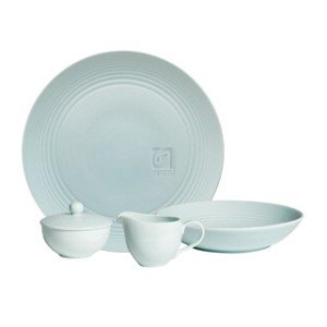 UPC 652383709645 product image for MAZE BLUE - 5-PIECE COMPLETER SET DINNERWARE | upcitemdb.com