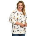 thumbnail image 5 of Sudadera Disney con forro polar Mickey Mouse, talla grande, para mujer, 5 of 5