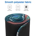 thumbnail image 4 of Tapis de Souris Thème Lignes Bleues, Rouges, Vertes et Blanches Imperméable Lavable pour Bureau Maison Travail Gaming Base en Caoutchouc Tapis de Souris avec Bords Cousus 31.5x11.8 Pouces, 4 of 7