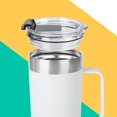 thumbnail image 5 of Life’s Easy - Stainless Steel Mug with Handle, Vacuum Insulated Mug for Hot and Cold Drink, Leak-Proof, Spill-Proof, White, 20 oz, 5 of 10