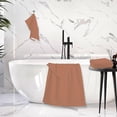 thumbnail image 6 of Dreamtimes Brown Solid Color Soft Cotton Towel Sets 2 Piece, 1 Bath Towel 1 Hand Towel Quick Dry Highly Absorbent Bath Towels Washcloths for Bathroom, Gym, Hotel, and Spa, 6 of 7