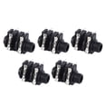 thumbnail image 1 of 5Pcs 6.35mm 4P Stereo Socket Jack 6.5mm Input Microphone Socket Stereo Jacks Connector For Electric Guitar, 1 of 8