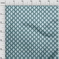 thumbnail image 3 of oneOone Georgette Viscose Light Blue Fabric Asian Block Print Geometric Sewing Material Print Fabric By The Yard 42 Inch Wide, 3 of 4