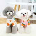 thumbnail image 3 of Yidarton Fall/winter New Pet Clothing Dog Supplies Warm Pull Radish Small Vests Teddy VIP Vests Dog Clothes White M, 3 of 7
