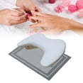 thumbnail image 6 of Toysmith U Shape Arm Rest Comfortable, Detachable Stand, Nail Hand Rest, Breathable for Women Nails Supplies Salon Home Diy and Nails Tech white with black mat, 6 of 9