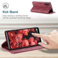 thumbnail image 6 of Samsung Galaxy A13 5G Case, Dteck Galaxy A13 Wallet Case, Flip Case PU Leather Folio Magnetic Kickstand Cover Card Slots for Samsung Galaxy A13 5G,Red, 6 of 11