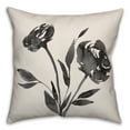 thumbnail image 2 of Creative Products Inky Budded Rose I 18 x 18 Spun Poly Pillow, 2 of 3