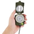 thumbnail image 3 of Boussole de Navigation Imperméable de Style Américain pour le Camping en Plein Air Randonnée Militaire Vert, 3 of 6